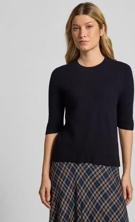 Christian Berg Woman Gebreide pullover met 1 2-mouwen en ronde hals - Foto 2