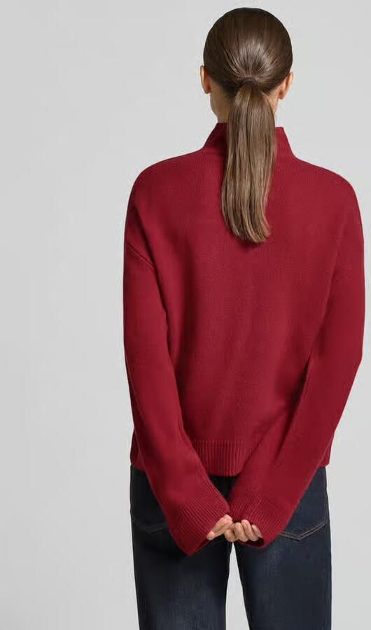 Christian Berg Woman Gebreide pullover met opstaande kraag - Foto 3
