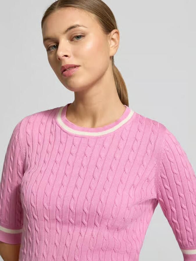 Christian Berg Woman Gebreide pullover met ribboorden