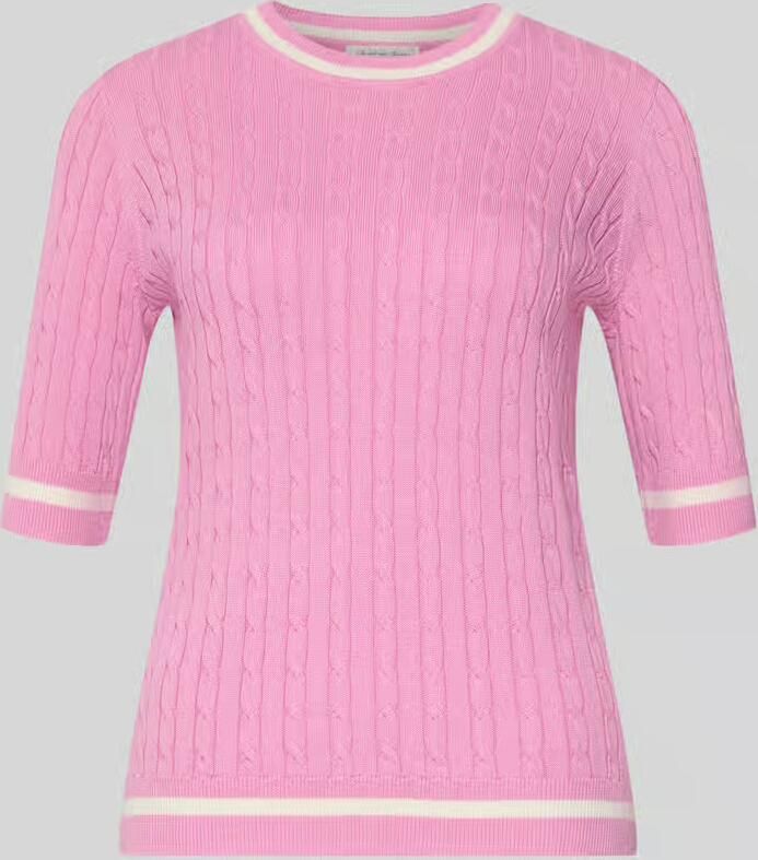 Christian Berg Woman Gebreide pullover met ribboorden - Foto 2