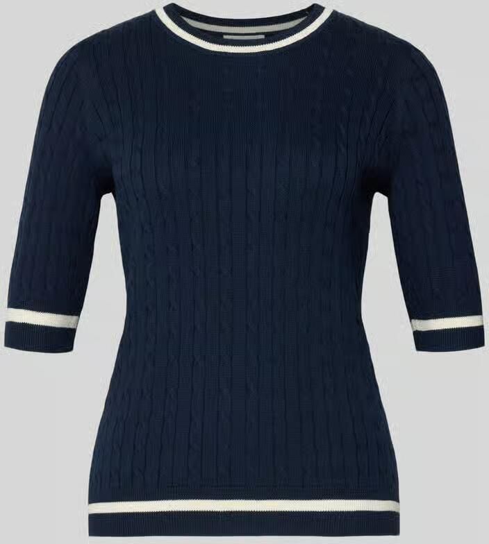 Christian Berg Woman Gebreide pullover met ribboorden - Foto 2