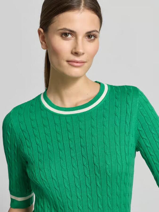 Christian Berg Woman Gebreide pullover met ribboorden