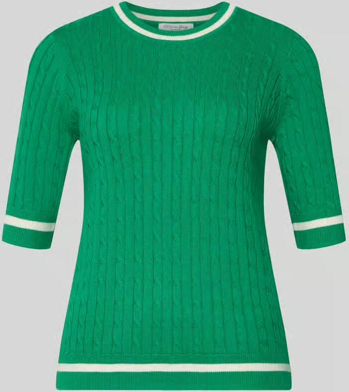 Christian Berg Woman Gebreide pullover met ribboorden - Foto 2