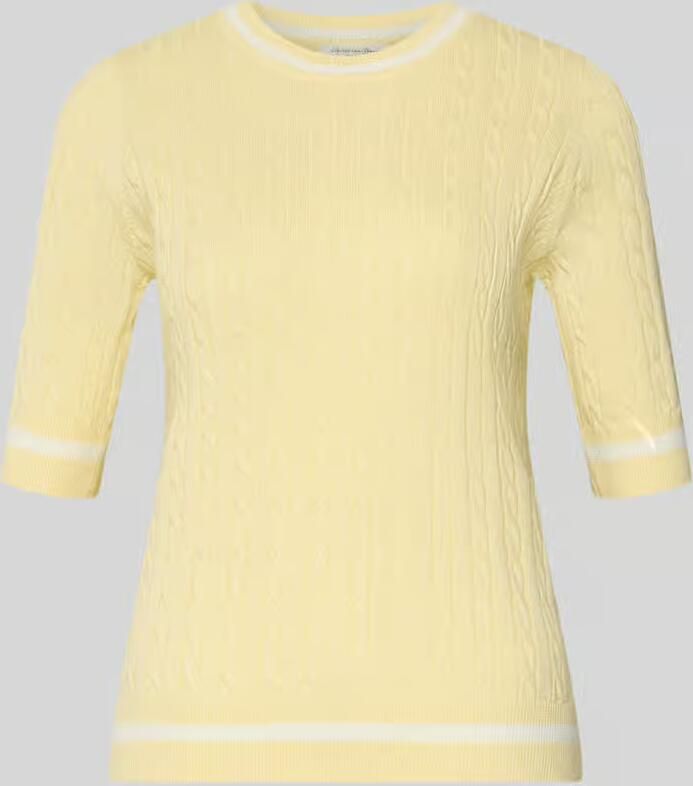 Christian Berg Woman Gebreide pullover met ribboorden - Foto 2