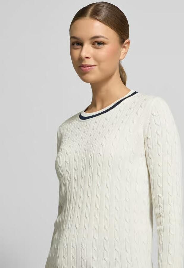Christian Berg Woman Gebreide pullover met ribboorden - Foto 2