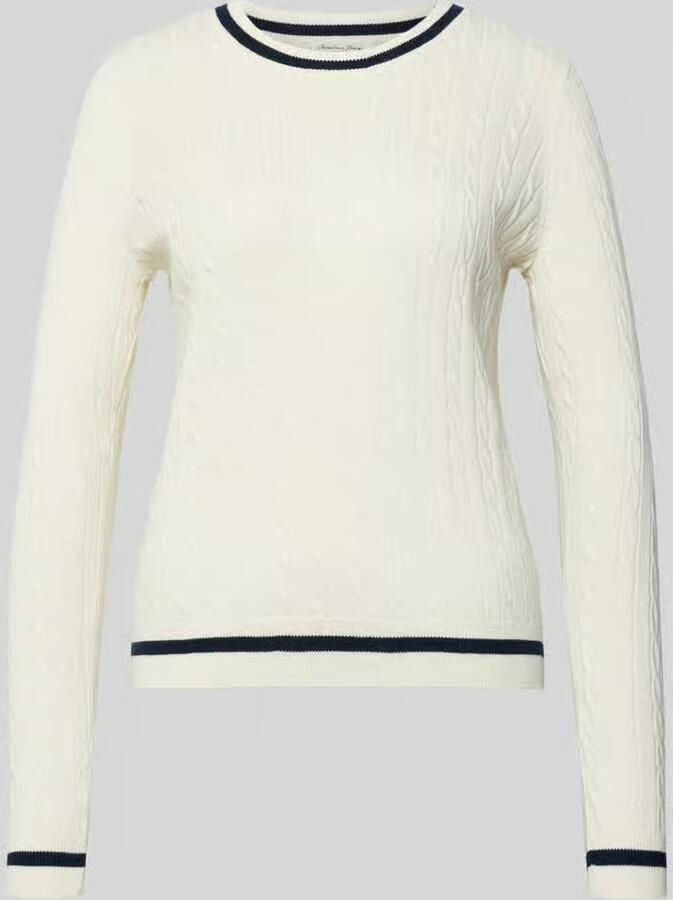 Christian Berg Woman Gebreide pullover met ribboorden