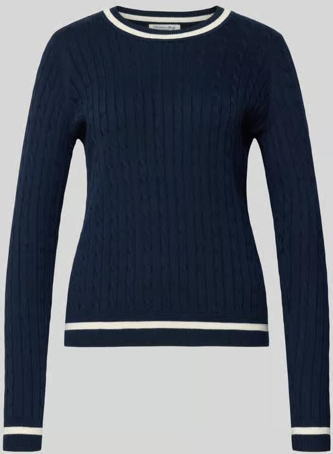 Christian Berg Woman Gebreide pullover met ribboorden