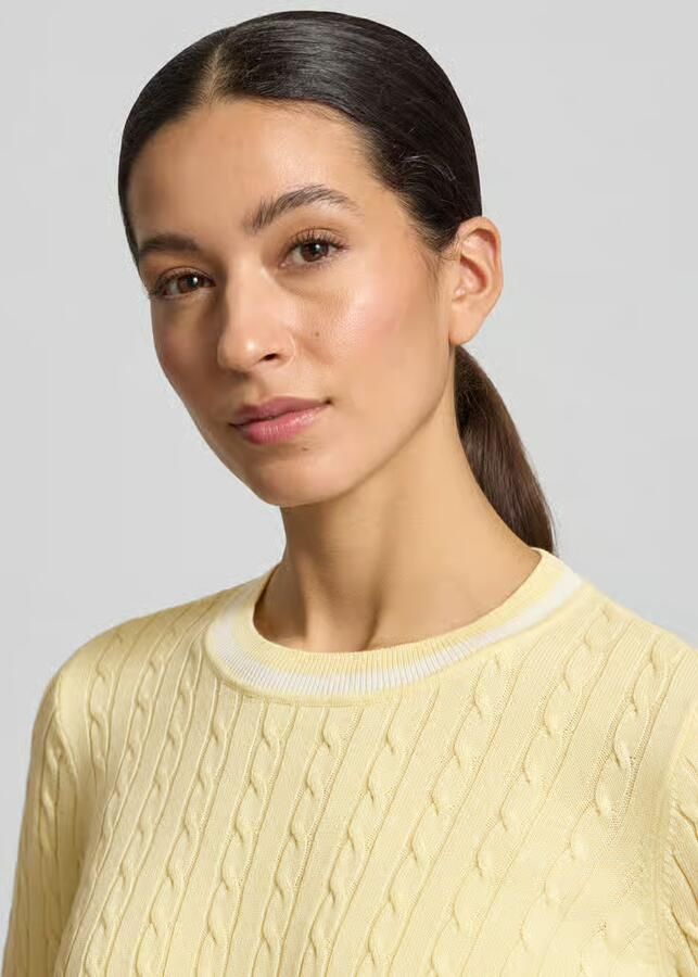 Christian Berg Woman Gebreide pullover met ribboorden