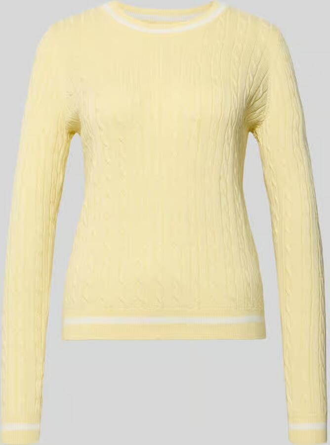 Christian Berg Woman Gebreide pullover met ribboorden - Foto 2