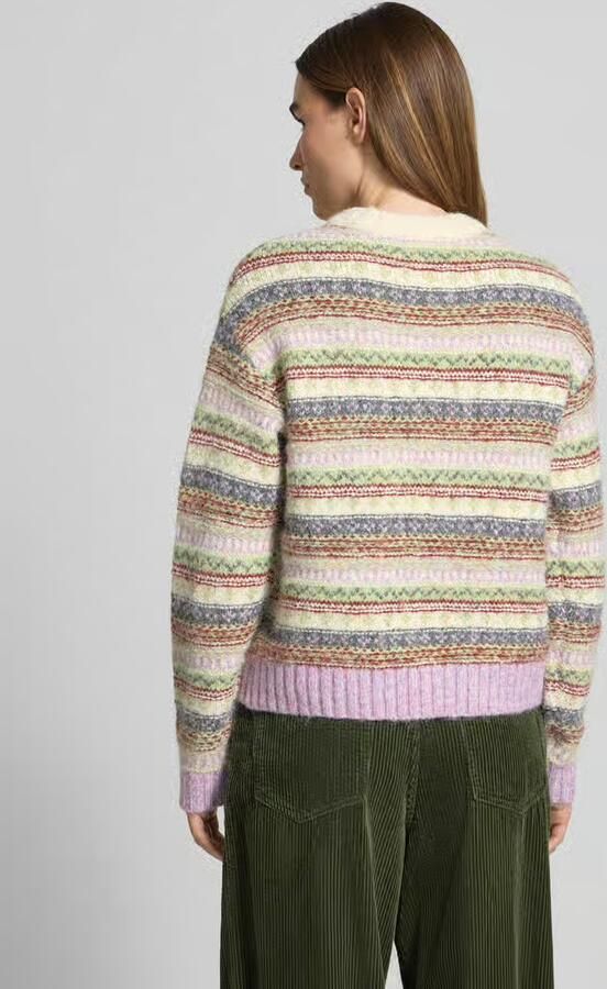 Christian Berg Woman Gebreide pullover met ribboorden