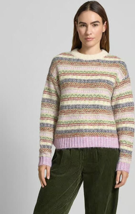 Christian Berg Woman Gebreide pullover met ribboorden - Foto 2