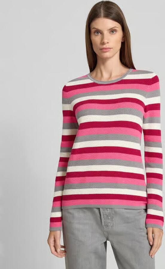 Christian Berg Woman Gebreide pullover met ronde hals - Foto 2