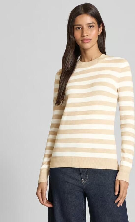 Christian Berg Woman Gebreide pullover met ronde hals - Foto 2