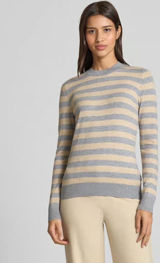 Christian Berg Woman Gebreide pullover met ronde hals - Foto 2
