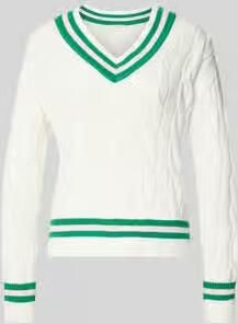 Christian Berg Woman gebreide pullover met V-hals
