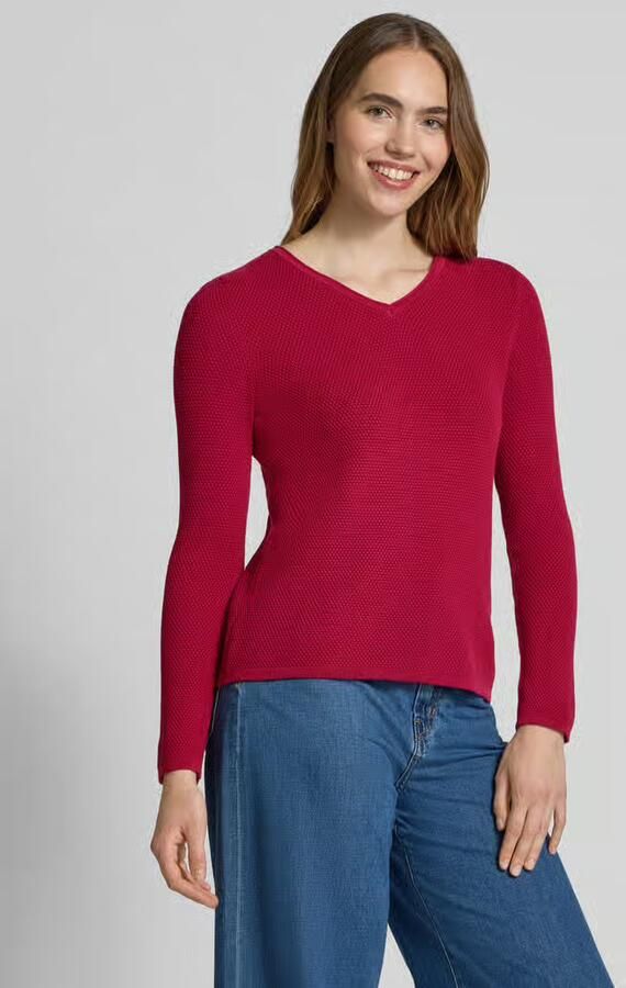 Christian Berg Woman Gebreide pullover met V-hals - Foto 2