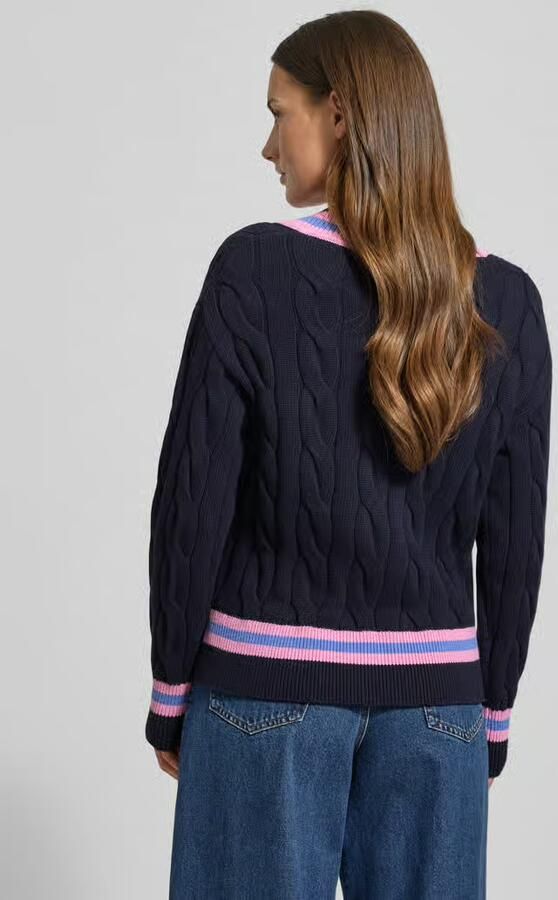 Christian Berg Woman gebreide pullover met V-hals - Foto 3