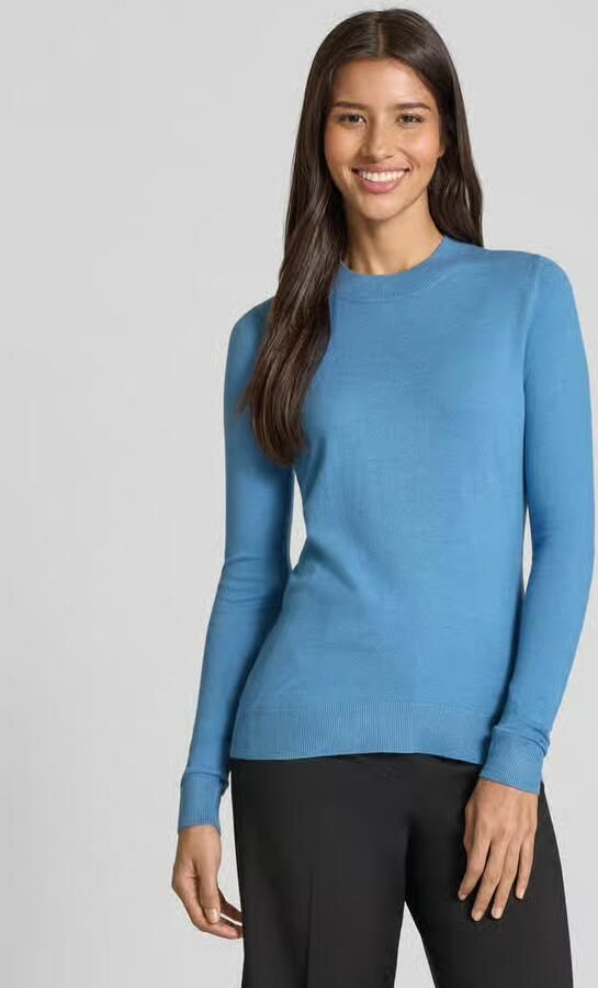 Christian Berg Woman Gebreide pullover van viscosemix met ronde hals - Foto 2