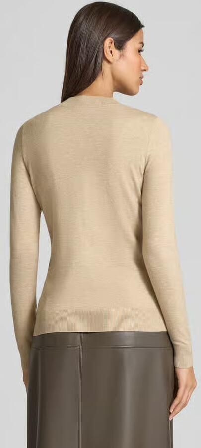 Christian Berg Woman Gebreide pullover van viscosemix met ronde hals