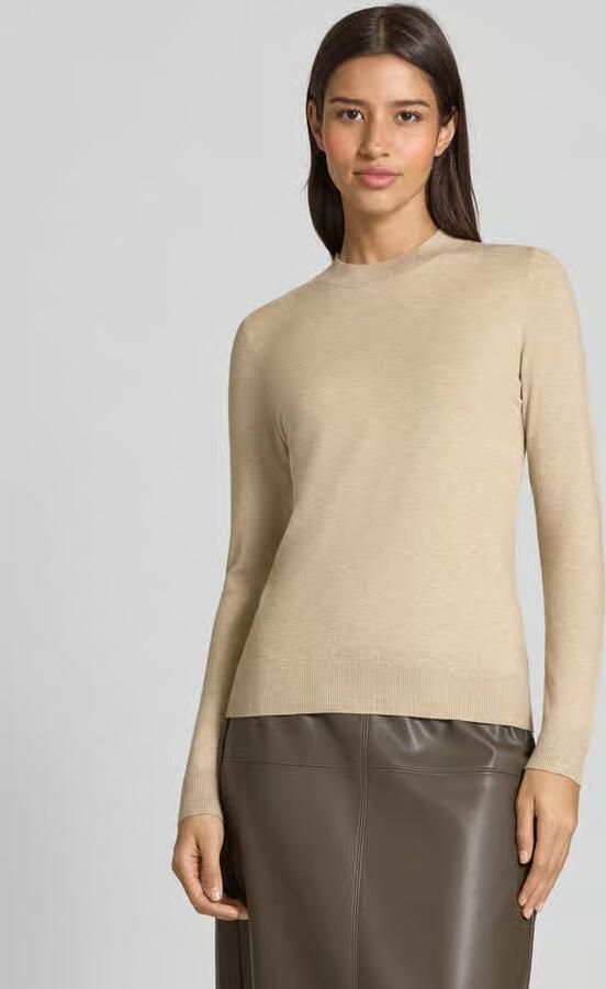 Christian Berg Woman Gebreide pullover van viscosemix met ronde hals - Foto 2