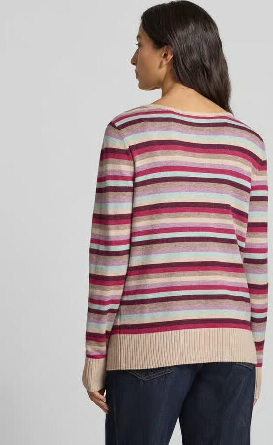 Christian Berg Woman Gebreide pullover van viscosemix met ronde hals