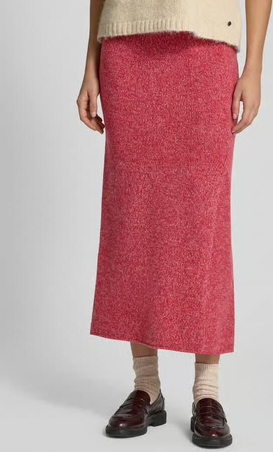 Christian Berg Woman Gebreide rok van wol in two-tone-stijl - Foto 2