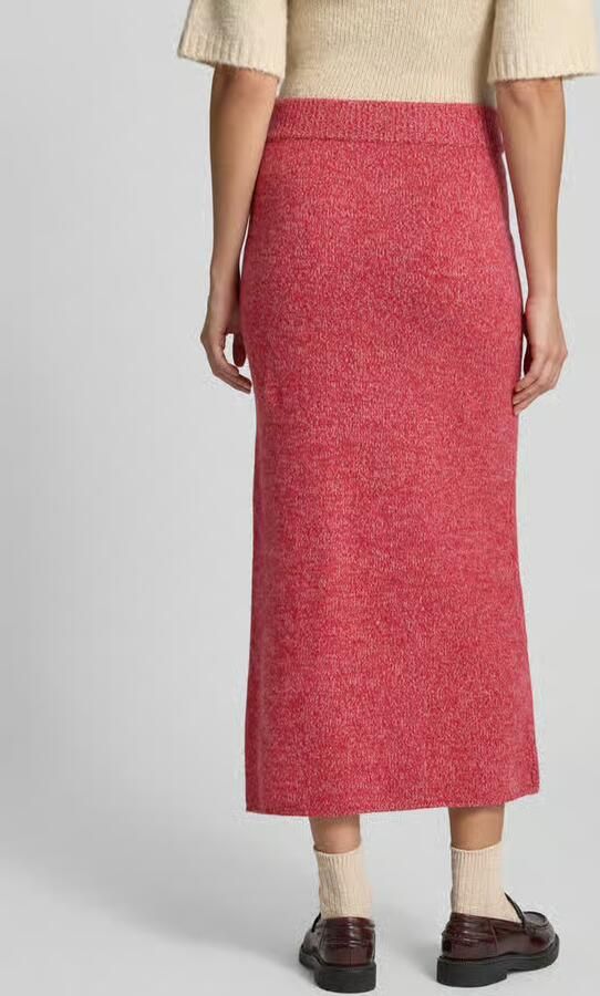 Christian Berg Woman Gebreide rok van wol in two-tone-stijl - Foto 3