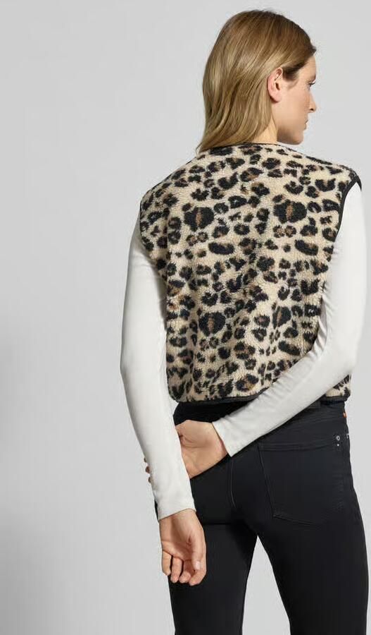 Christian Berg Woman Gilet met drukknoopsluiting