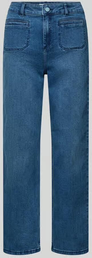 Christian Berg Woman Jeans met verkorte pasvorm