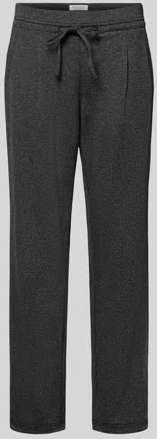 Christian Berg Woman Jogpants in two-tone-stijl met tunnelkoord