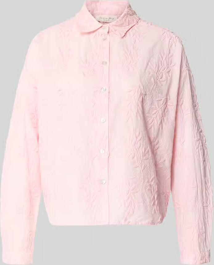Christian Berg Woman Katoenen blouse met Bloemen 3D-applicatie - Foto 2