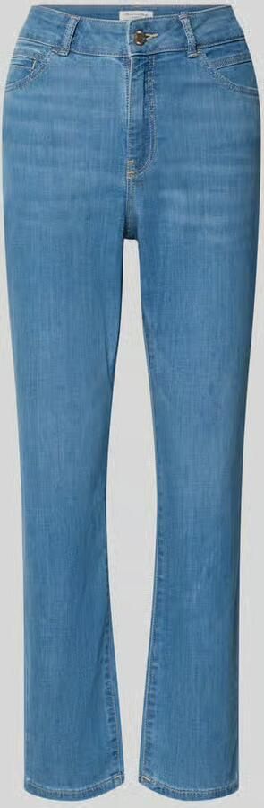 Christian Berg Woman Kort slim fit jeans met steekzakken - Foto 2