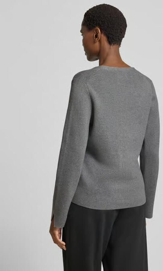 Christian Berg Woman Loose fit gebreid jack met V-hals