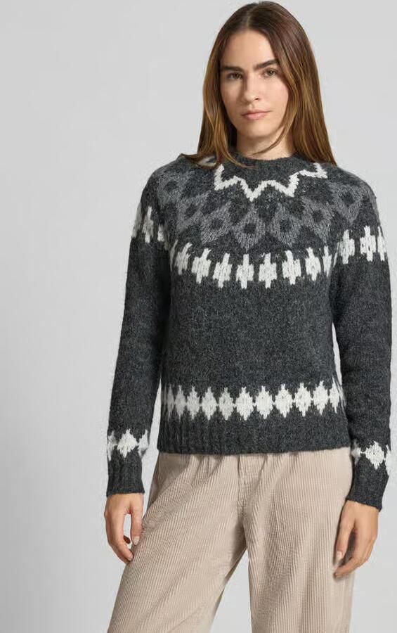 Christian Berg Woman Loose fit gebreide pullover met wol - Foto 2