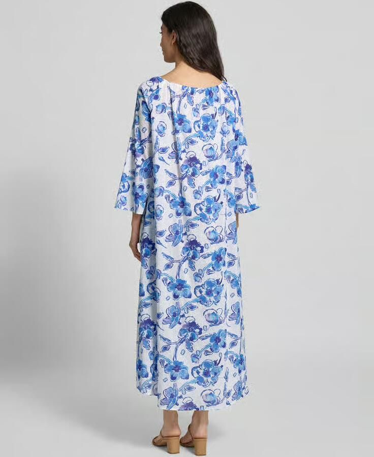 Christian Berg Woman Midi-jurk met ronde hals