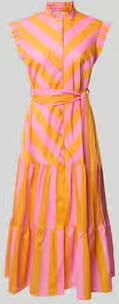Christian Berg Woman midi-jurk met ruches