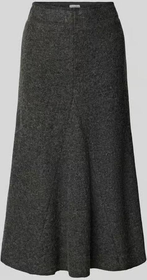 Christian Berg Woman Midirok in A-lijn van een mix van viscose en wol