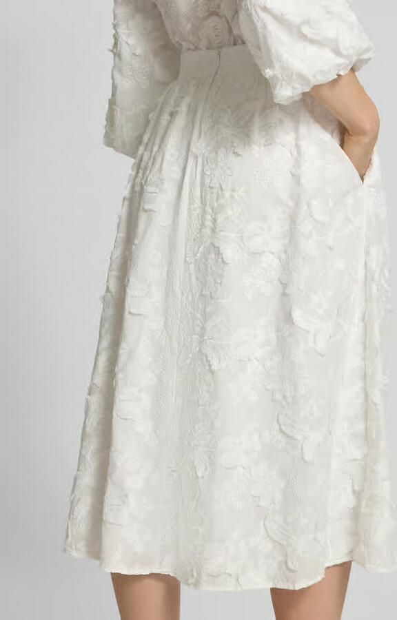 Christian Berg Woman Midirok met motiefstitching