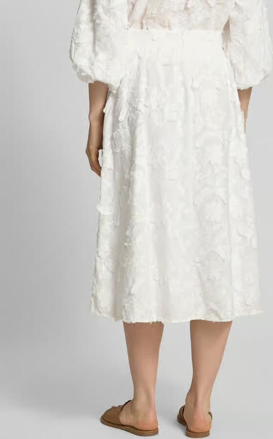Christian Berg Woman Midirok met motiefstitching - Foto 3