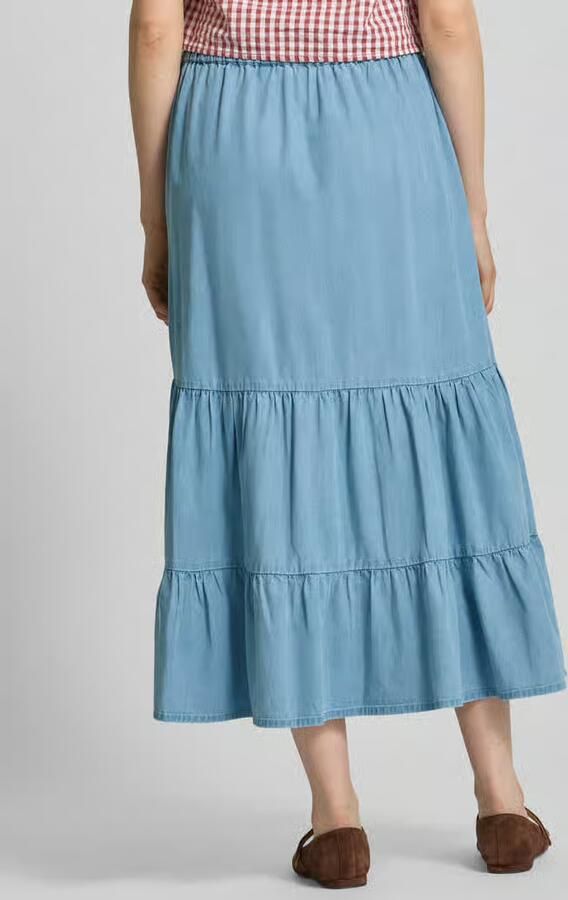 Christian Berg Woman Midirok van lyocellmix in denimlook - Foto 2