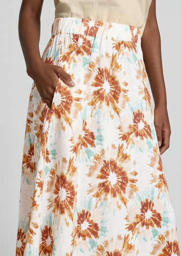 Christian Berg Woman Midirok van puur linnen model 'Clair'