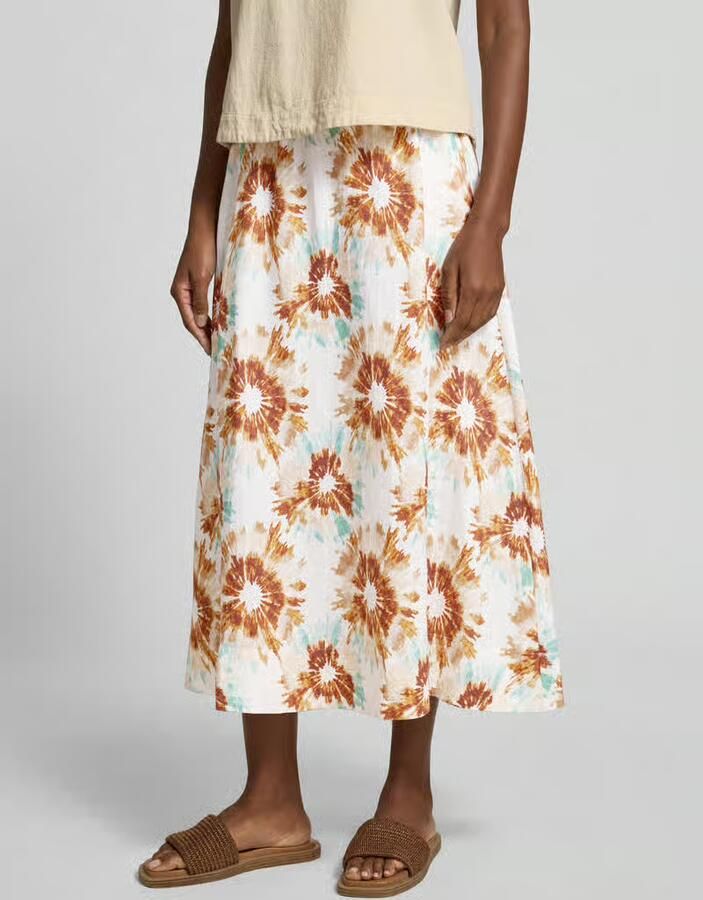 Christian Berg Woman Midirok van puur linnen model 'Clair' - Foto 3