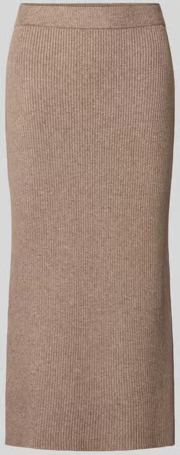 Christian Berg Woman Midirok van viscosemix met riblook