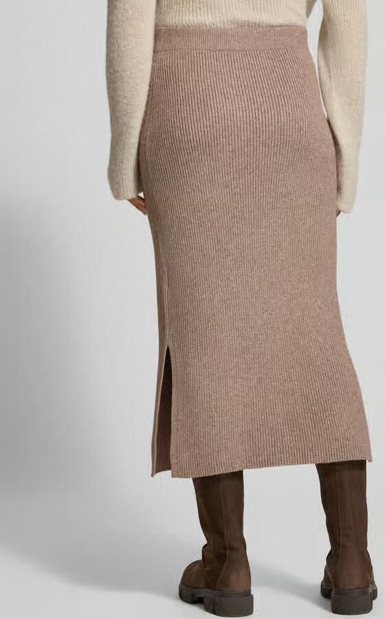 Christian Berg Woman Midirok van viscosemix met riblook - Foto 2