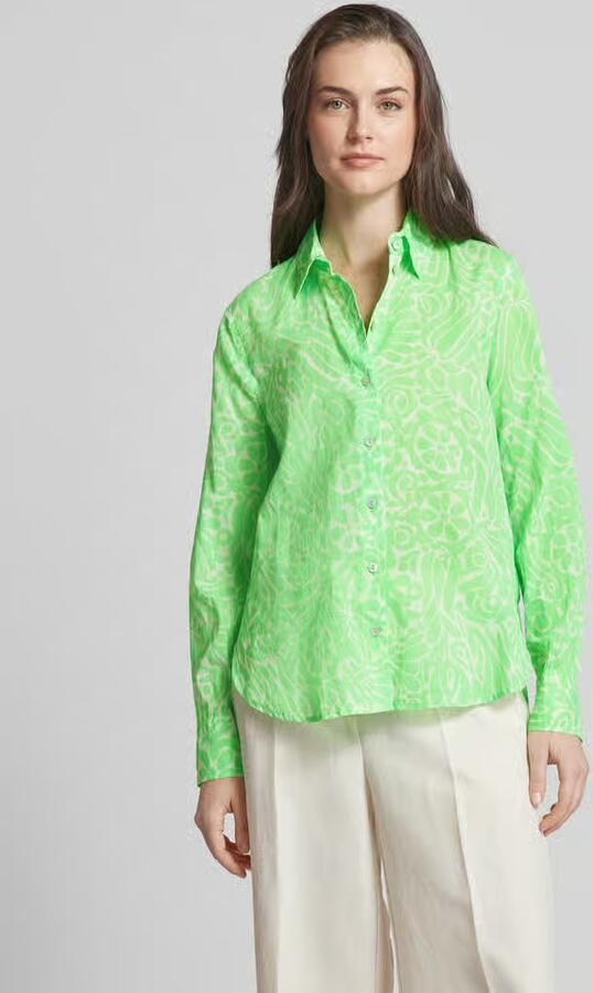 Christian Berg Woman Overhemdblouse met all-over print - Foto 2