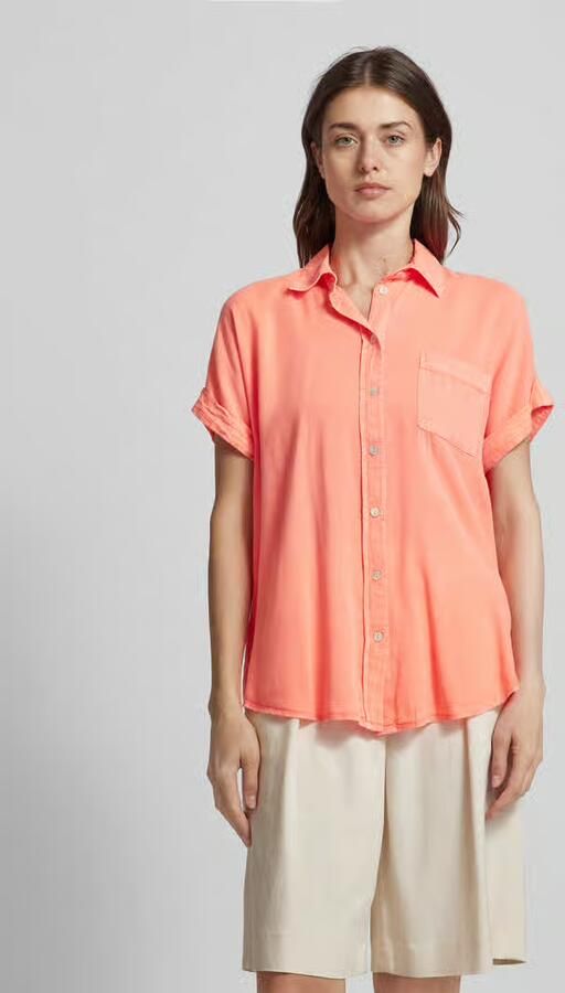 Christian Berg Woman Overhemdblouse met borstzak - Foto 2