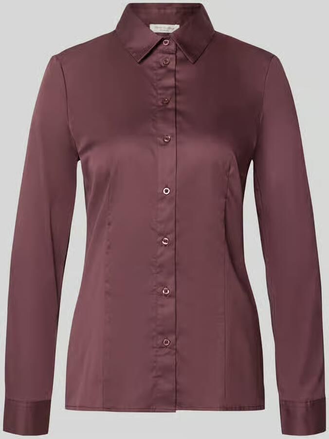 Christian Berg Woman Overhemdblouse van katoenmix