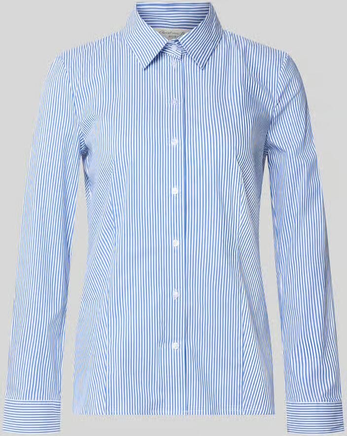 Christian Berg Woman Overhemdblouse van katoenmix