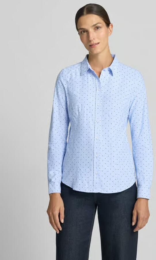 Christian Berg Woman Overhemdblouse van puur katoen - Foto 3