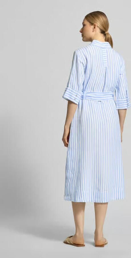 Christian Berg Woman Overhemdjurk van linnen met riem